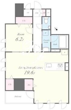 トラッド日本橋人形町 1001 間取り図