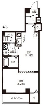 レピュア住吉レジデンス 404 間取り図