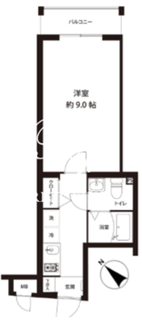 レオーネ馬込 202 間取り図