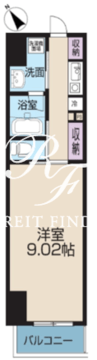 レピュア王子本町 101 間取り図