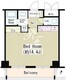 ワッツ白金 206 間取り図