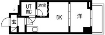 トラディス錦糸町 602 間取り図