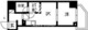 トラディス錦糸町 201 間取り図