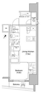 ザ・パークハビオ大森町 303 間取り図