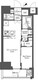 コンフォリア滝野川 1304 間取り図