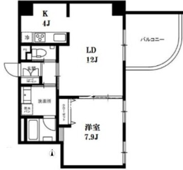 モンテヴェルデ神楽坂弐番館 403 間取り図