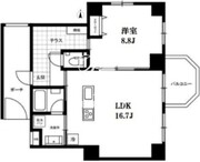 モンテヴェルデ神楽坂弐番館 304 間取り図 ?>