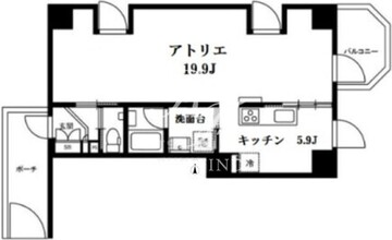 モンテヴェルデ神楽坂弐番館 604 間取り図