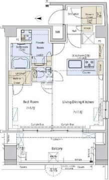 シダープラザ目黒本町 506 間取り図