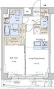 シダープラザ目黒本町 406 間取り図