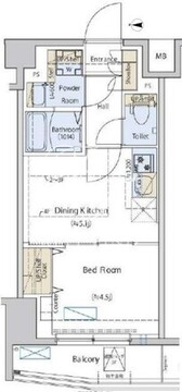 シダープラザ目黒本町 404 間取り図