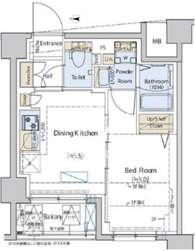 シダープラザ目黒本町 403 間取り図