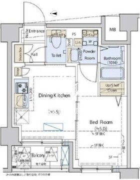 シダープラザ目黒本町 402 間取り図
