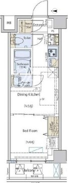 シダープラザ目黒本町 307 間取り図