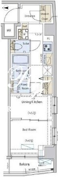 シダープラザ目黒本町 104 間取り図