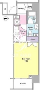 カッシア両国 301 間取り図