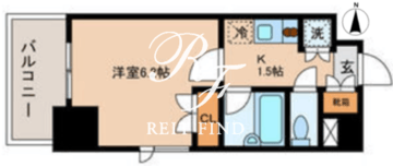 フォレシティ両国 1106 間取り図