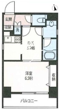 エスティメゾン神田 1006 間取り図