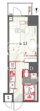 レジデンス西新宿スクエア 401 間取り図