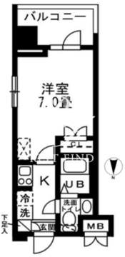 レジディア錦糸町 418 間取り図
