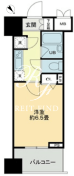 クロスレジデンス蒲田 606 間取り図