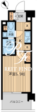ブレス上池袋 423 間取り図