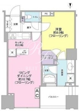 シティタワーズ豊洲ザ・ツイン S-1615 間取り図
