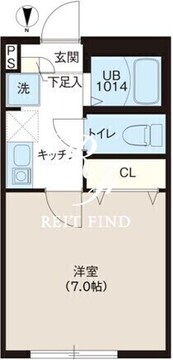 レピュア蓮根レジデンス2 403 間取り図