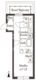 エクサム旗の台2 402 間取り図