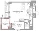 コンフォリア・リヴ平井ミューティオ 305 間取り図