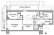 コンフォリア・リヴ平井ミューティオ 601 間取り図