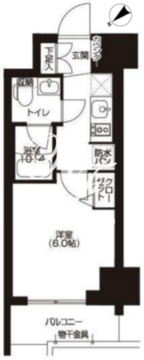 アーバネックス大森 307 間取り図