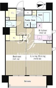 レムリア浅草 1003 間取り図