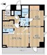シティスパイア新富町 1103 間取り図