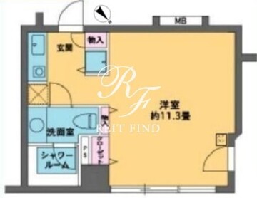 カスタリア水天宮2 603 間取り図