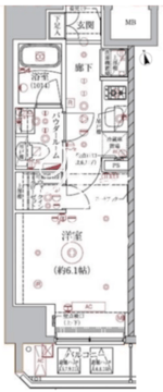アルテシモピトレ 301 間取り図