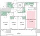 晴海フラッグ SUN-T-40階79.20㎡ 間取り図