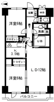 レジディア目白 302 間取り図