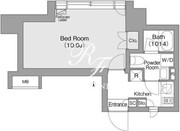 コンフォリア・リヴ森下ＭＵＴＩＯ 301 間取り図