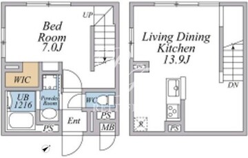 リーガランド武蔵小山アネックス 402 間取り図