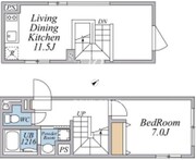 リーガランド武蔵小山アネックス 403 間取り図