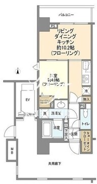 ピアース南麻布 708 間取り図