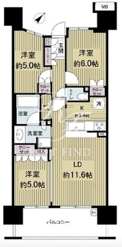 スターコート豊洲 634 間取り図