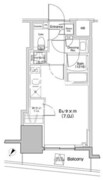ザ・パークハビオ大森町 702 間取り図