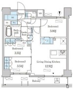 JP noie 西蒲田 1202 間取り図