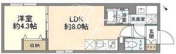ウェルスクエア武蔵小山2 203 間取り図