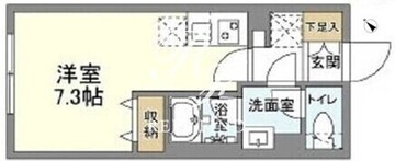 ウェルスクエア武蔵小山2 404 間取り図