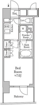 レジディア板橋 203 間取り図