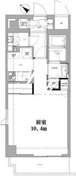 プライムアーバン麻布十番 601 間取り図