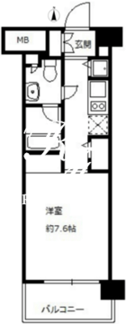 ニューシティアパートメンツ亀戸 309 間取り図
